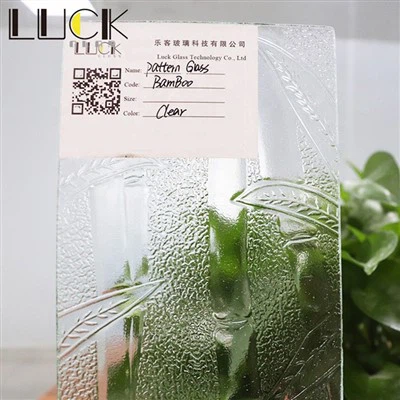 Бамбуково стъкло с шарка