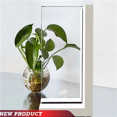 Раирано матирано стъкло